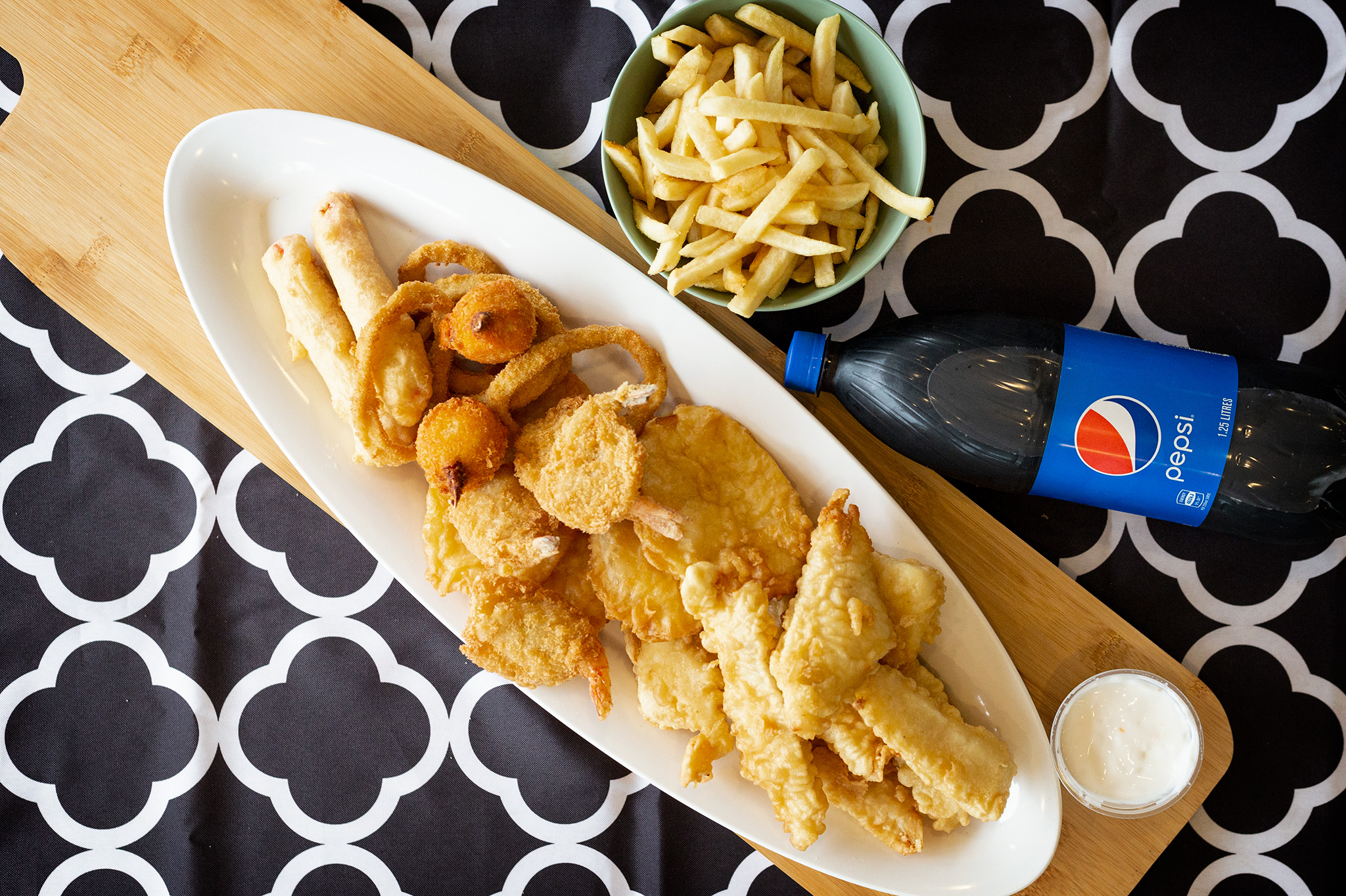 One of our seafood Family pack.