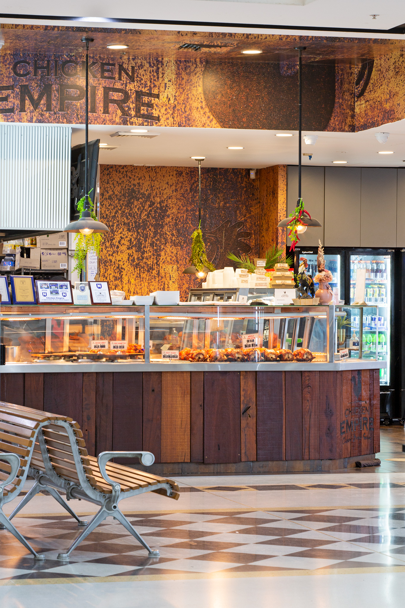 We are just one step from the main entrance